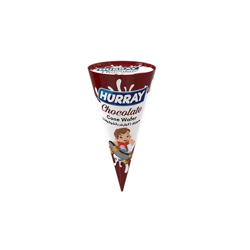 Hurray Chocolate cone wafer
